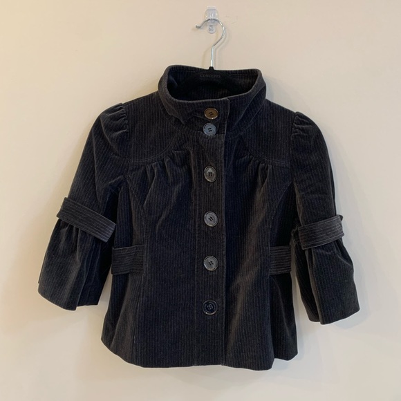 Burberry Blue Label Charcoal Jacket Size XS - Picture 2 of 10